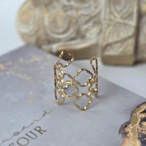 Anillo Adaptable LV Dorado