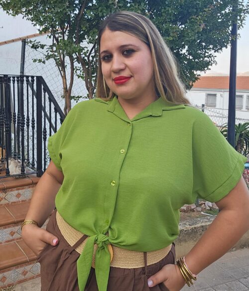 Camisa Pistacho Nudo - 20276