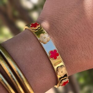 Pulsera Dorada LV - 006