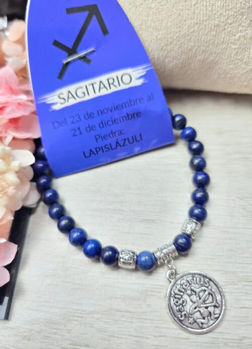 Pulsera lapislázuli Sagitario