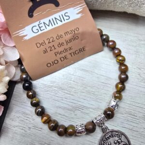 Pulsera ojo de tigre Geminis
