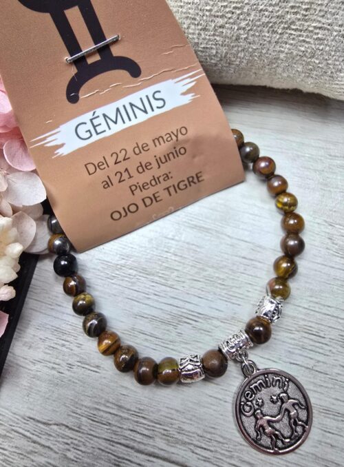 Pulsera ojo de tigre Geminis