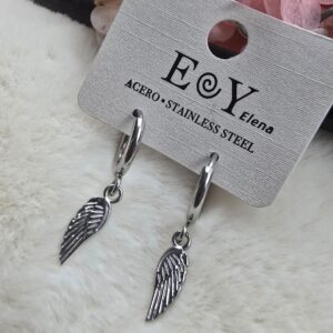 Argollas alas de ángel 104