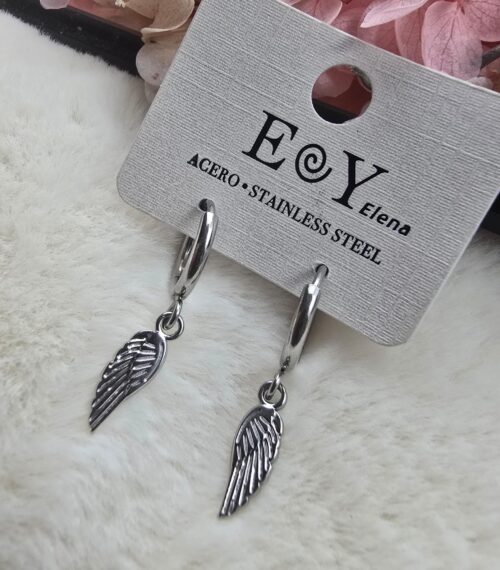 Argollas alas de ángel 104