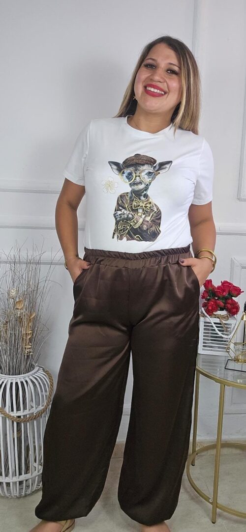 Pantalón bombacho Satén 25302