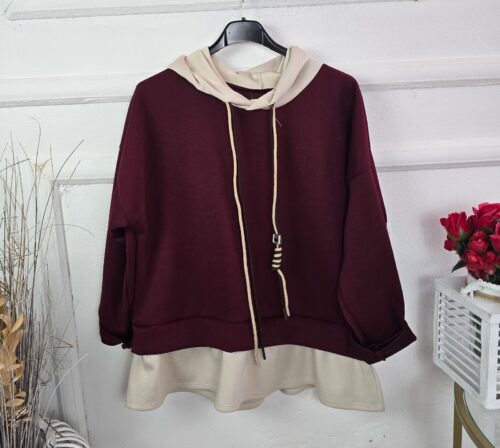 Sudadera bicolor - Imagen 2