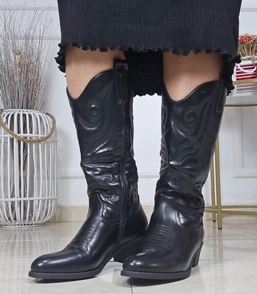 Botas cowboy negro - Imagen 3