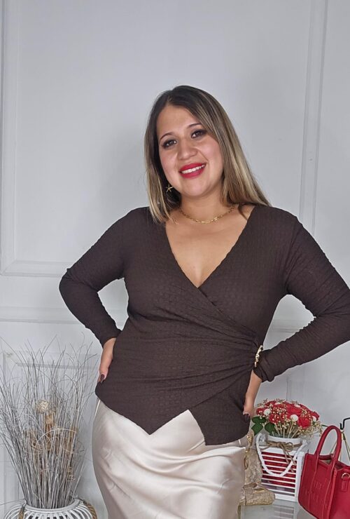 Blusa Tela Arrugada - 670781