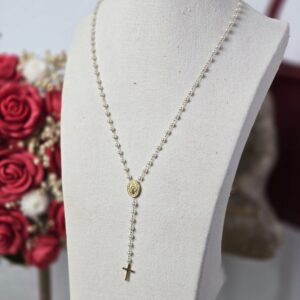 Rosario Virgen María Dorado - 007