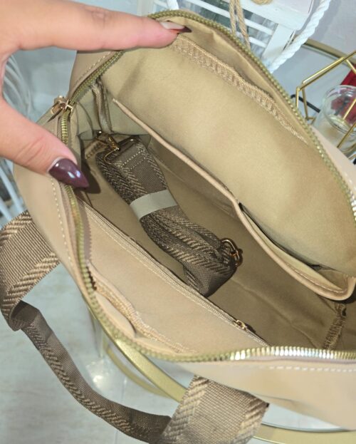 Bolso camel L0367 - Imagen 3