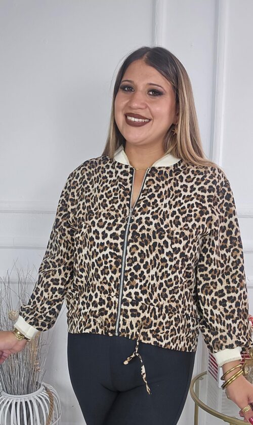 Bomber Leopardo - 12889 - Imagen 2
