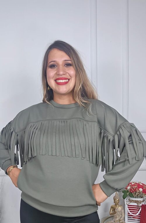 Sudadera Flecos - 21777