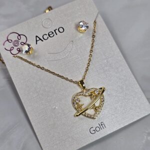 Conjunto Collar mas Pendientes 007