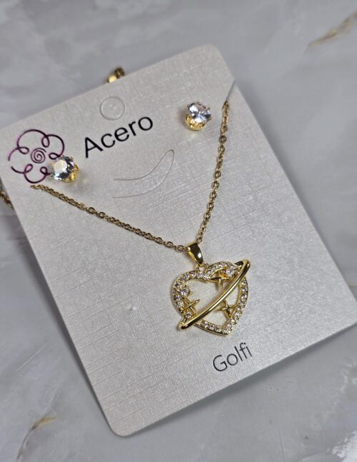 Conjunto Collar mas Pendientes 007