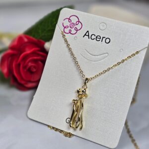 Collar pareja oro 016