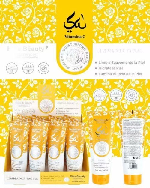 Kiss Beauty Limpiador facial Vitamina c