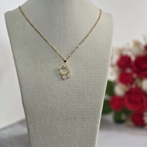 Collar Hello kitty oro 018