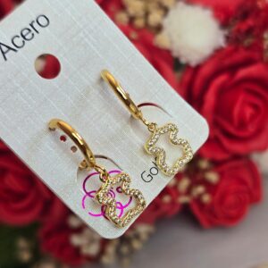 Argollas oso oro 051