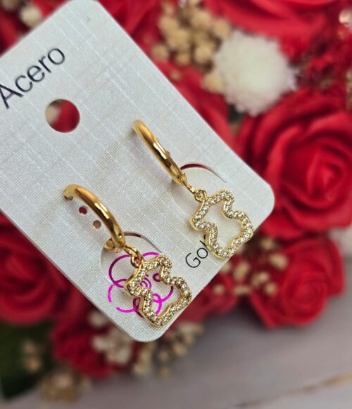 Argollas oso oro 051
