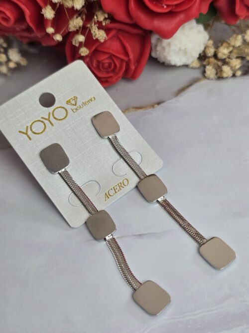 Pendientes plata Largos 053