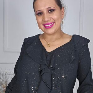 Blusa Volantes Brillo - 9987