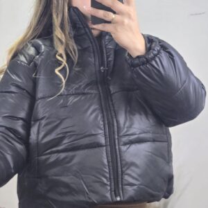 Chaqueta Pluma negro