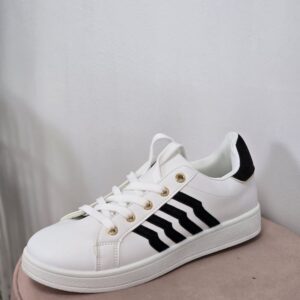 Tenis blanco/negro