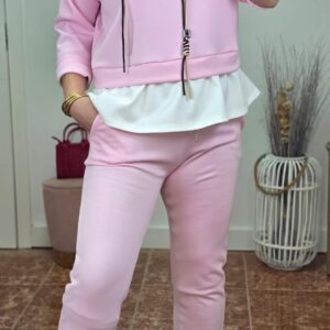 Conjunto de chándal bicolor