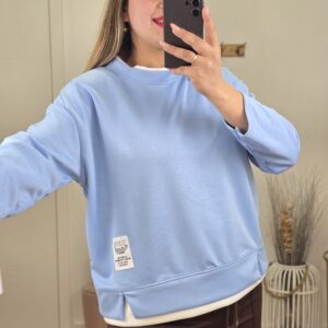 Sudadera bicolor 11308