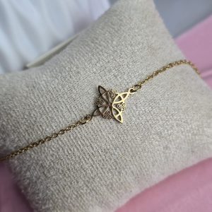 Pulsera nudo de bruja oro 115