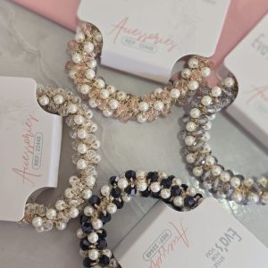 Gomas de pelo perlas