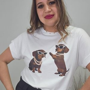 Camiseta perra perlas 24500