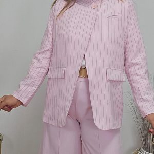 Chaqueta doble posición rayas diplomáticas E85012