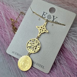 Collar triple protección oro 508