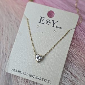 Collar Diamante corazón 501