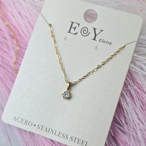 Collar brillante oro 511