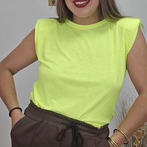 Camiseta hombreras Flúor 8679