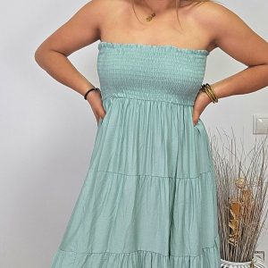Vestido palabra de honor 5651