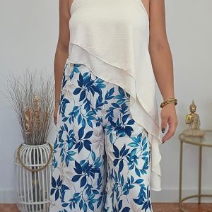 Pantalón hojas 11538