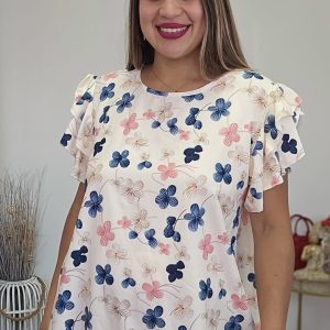 Blusa volantes curvy 230501