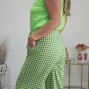 Pantalón vichy ballon 12008