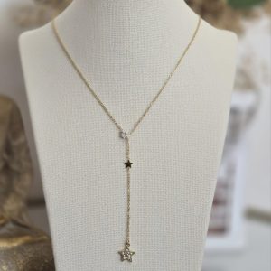 Collar Estrella Brillante Dorado - 213