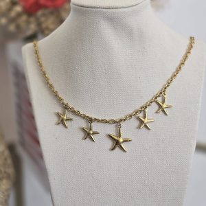 Collar Estrella de Mar Dorado - 217