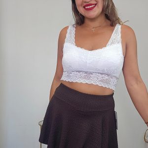 Falda short arrugado 48697